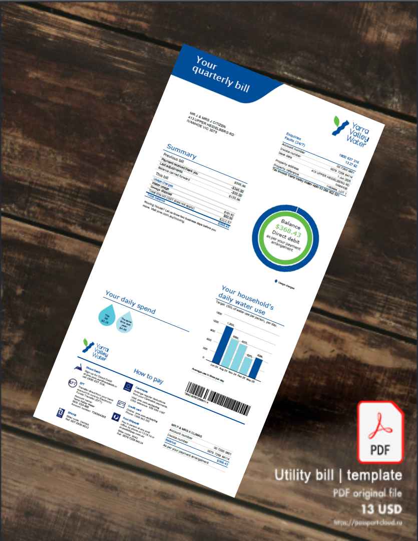 Utility bill | Albanian Power | Albania
